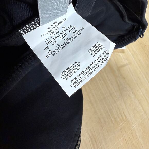 Magicsuit NWT Laguna Beach Coco Zip Front One Piece Swimsuit Black Size 10 - Picture 6 of 12